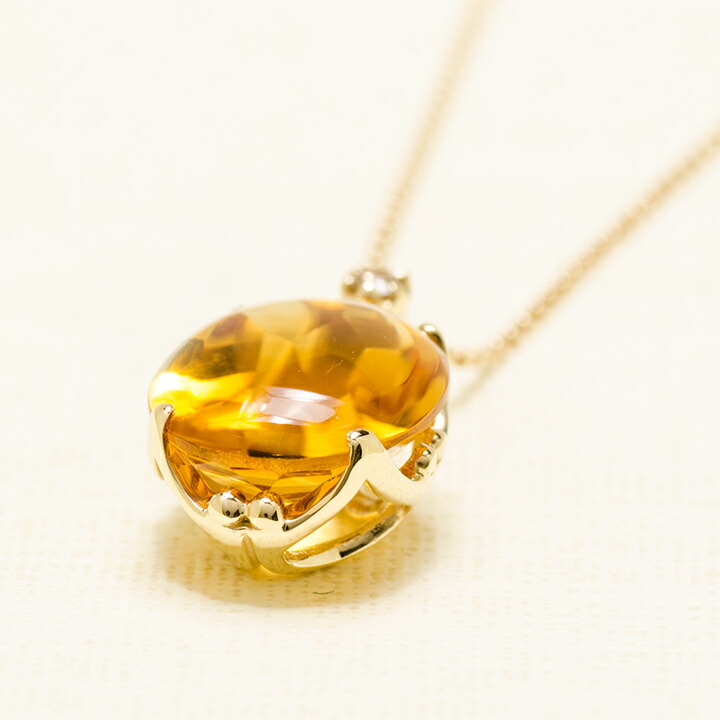 umu -アム- FINE JEWELRY STUIDIOシトリン ダイヤモンド ペンダントトップpn0867_kanban2.jpg