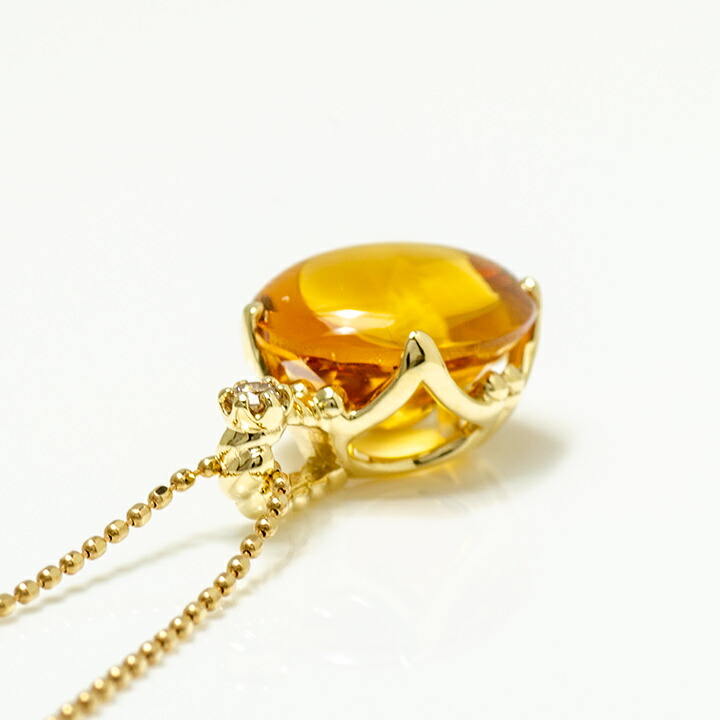 umu -アム- FINE JEWELRY STUIDIOシトリン ダイヤモンド ペンダントトップpn0867_s.jpg