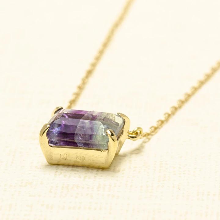 umu -アム- FINE JEWELRY STUIDIOフローライト ネックレス 「formella」pn0871_kanban2.jpg