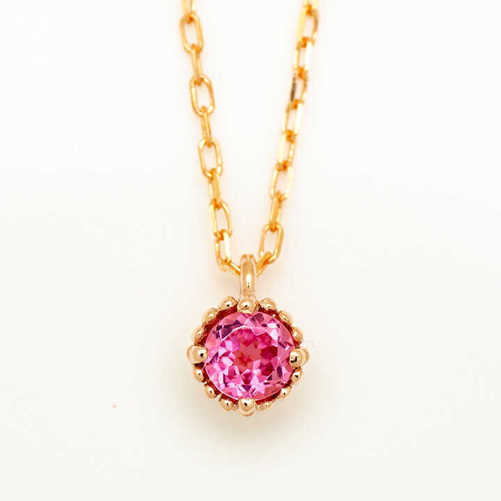 umu -アム- FINE JEWELRY STUIDIOピンクトルマリン ペンダント 「insieme」pn0874_m.jpg