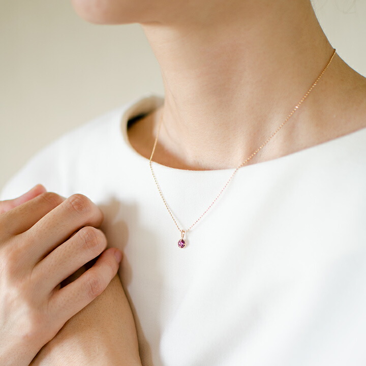 umu -アム- FINE JEWELRY STUIDIOロードライトガーネット ペンダントトップ 「amaretto」pn0877_i3.jpg