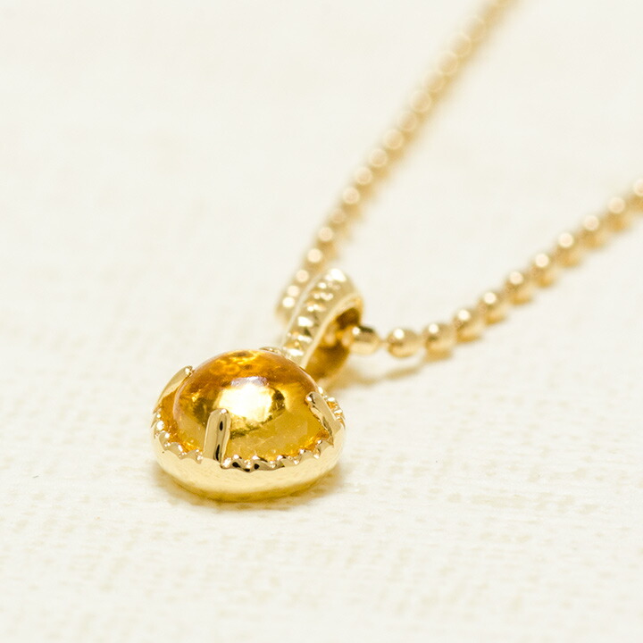 umu -アム- FINE JEWELRY STUIDIOカボション シトリン ペンダントトップ 「amaretto」pn0879_kanban2.jpg