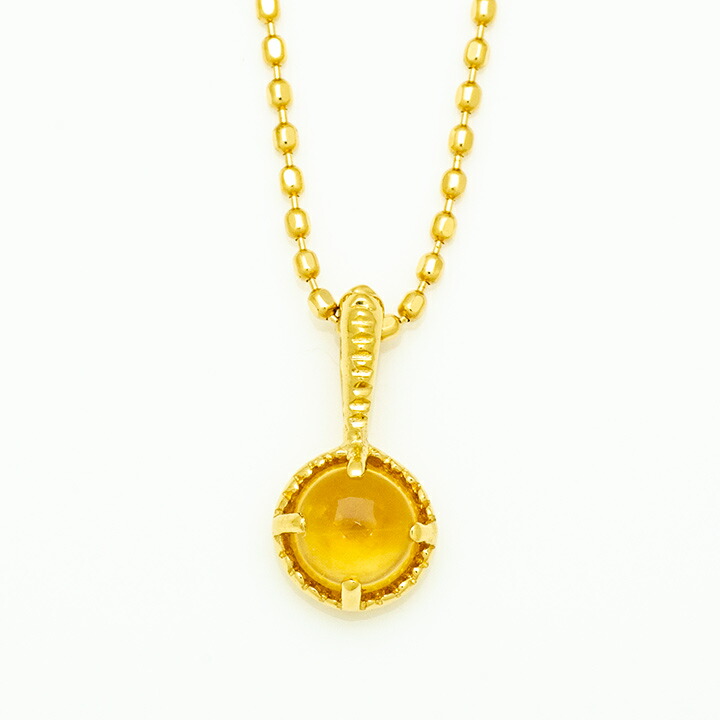 umu -アム- FINE JEWELRY STUIDIOカボション シトリン ペンダントトップ 「amaretto」pn0879_m.jpg
