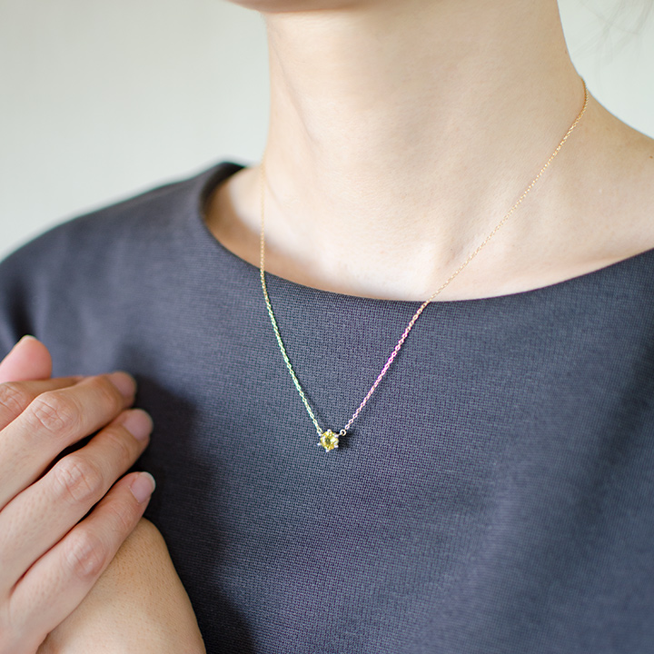 umu -アム- FINE JEWELRY STUIDIOスフェーン ネックレス 「reginetta」pn0881_i3.jpg