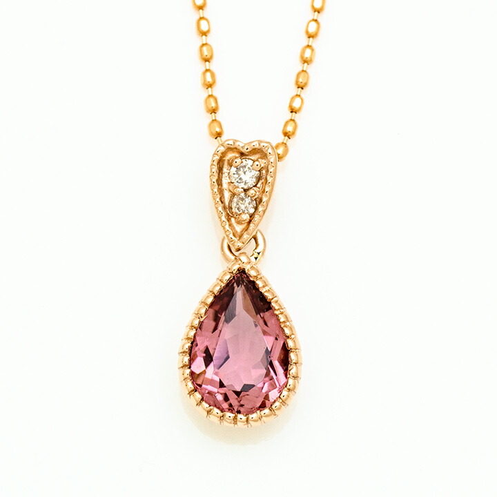 umu -アム- FINE JEWELRY STUIDIOピンクトルマリン ダイヤモンド ペンダントトップ 「pianto」pn0882_m.jpg