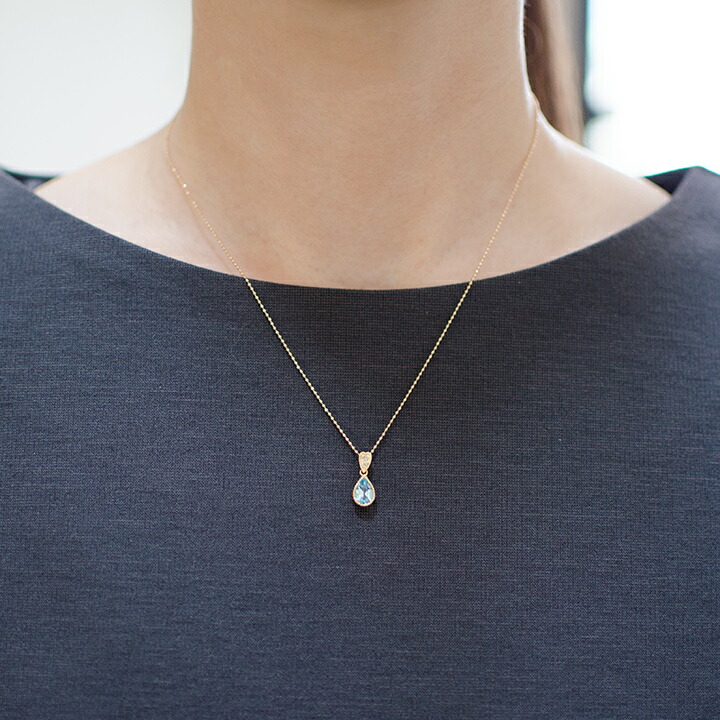 umu -アム- FINE JEWELRY STUIDIOブルートパーズ ダイヤモンド ペンダントトップ 「pianto」pn0884_i2.jpg