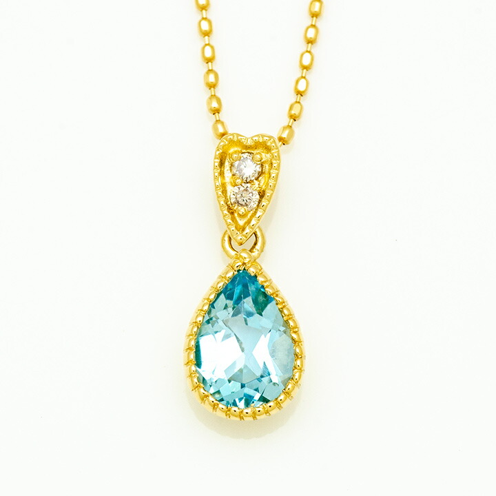 umu -アム- FINE JEWELRY STUIDIOブルートパーズ ダイヤモンド ペンダントトップ 「pianto」pn0884_m.jpg