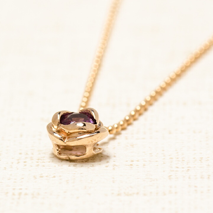 umu -アム- FINE JEWELRY STUIDIOロードライトガーネット ペンダントトップ 「romantica」pn0885_kanban2.jpg