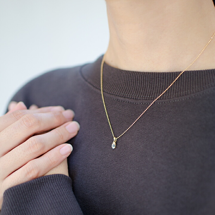 umu -アム- FINE JEWELRY STUIDIOアクアマリン ペンダントトップ 「calzare」pn0888_i3.jpg