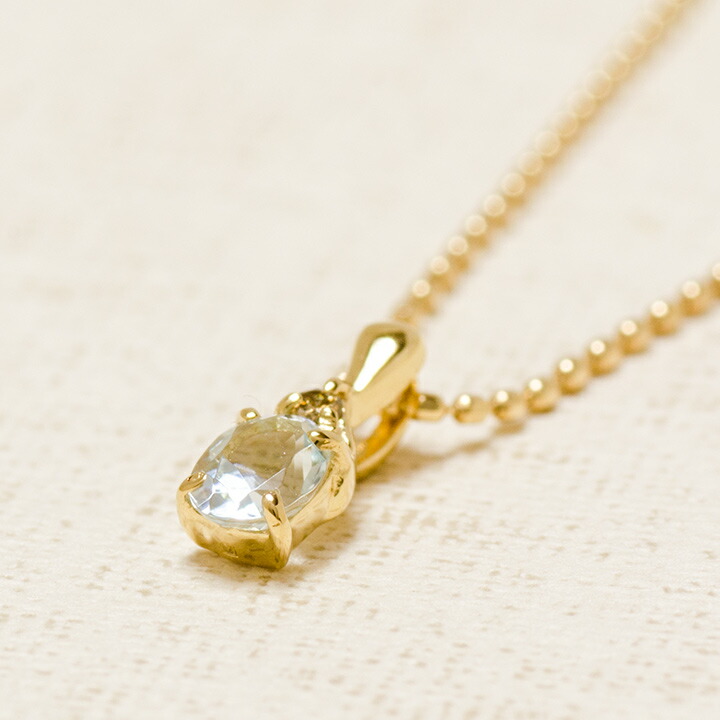 umu -アム- FINE JEWELRY STUIDIOアクアマリン ペンダントトップ 「calzare」pn0888_kanban2.jpg