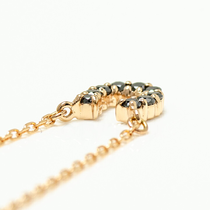 umu -アム- FINE JEWELRY STUIDIOブラックダイヤモンド ホースシュー ネックレス 「fortuna」pn0889_s.jpg