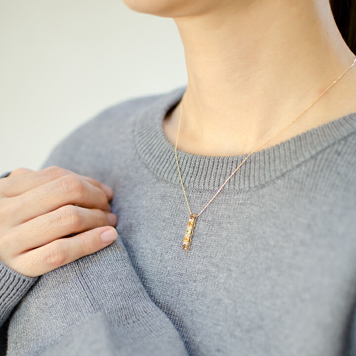umu -アム- FINE JEWELRY STUIDIOアースカラー ダイヤモンド ペンダントトップpn0892_i3.jpg