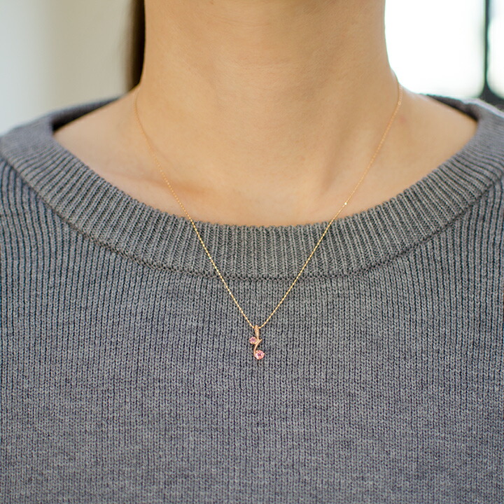 umu -アム- FINE JEWELRY STUIDIOピンクトルマリン ロードライトガーネット ペンダントトップpn0894_i2.jpg