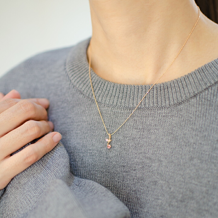 umu -アム- FINE JEWELRY STUIDIOピンクトルマリン ロードライトガーネット ペンダントトップpn0894_i3.jpg