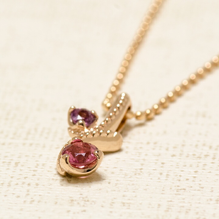 umu -アム- FINE JEWELRY STUIDIOピンクトルマリン ロードライトガーネット ペンダントトップpn0894_kanban2.jpg
