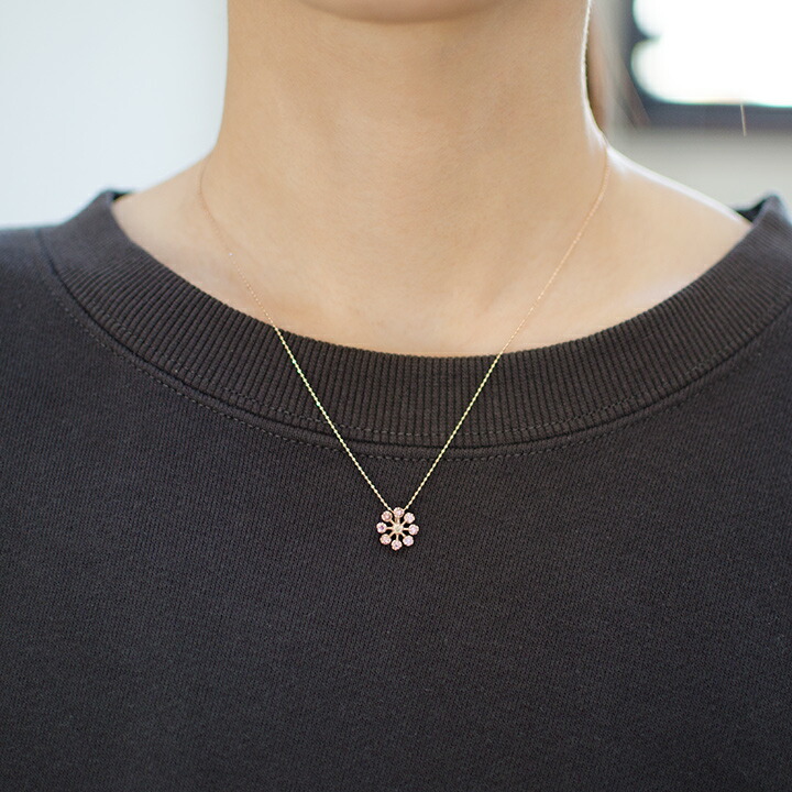 umu -アム- FINE JEWELRY STUIDIOピンクサファイア ダイヤモンド ペンダントトップ 「luce」pn0904_i2.jpg