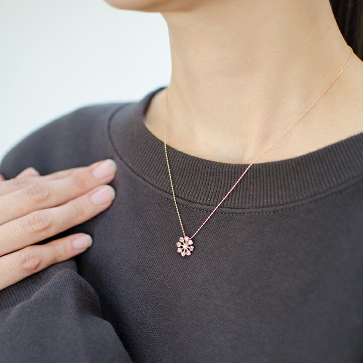 umu -アム- FINE JEWELRY STUIDIOピンクサファイア ダイヤモンド ペンダントトップ 「luce」pn0904_i3.jpg