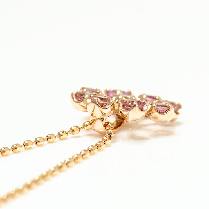 umu -アム- FINE JEWELRY STUIDIOピンクサファイア ダイヤモンド ペンダントトップ 「luce」pn0904_s.jpg
