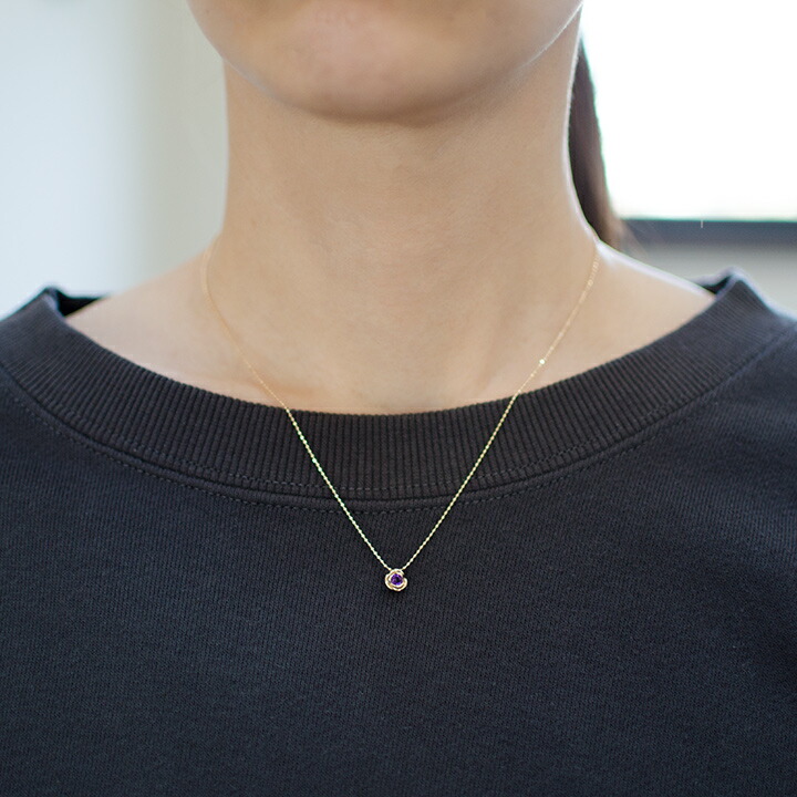 umu -アム- FINE JEWELRY STUIDIOアメシスト ペンダントトップ 「romantica」pn0905_i2.jpg