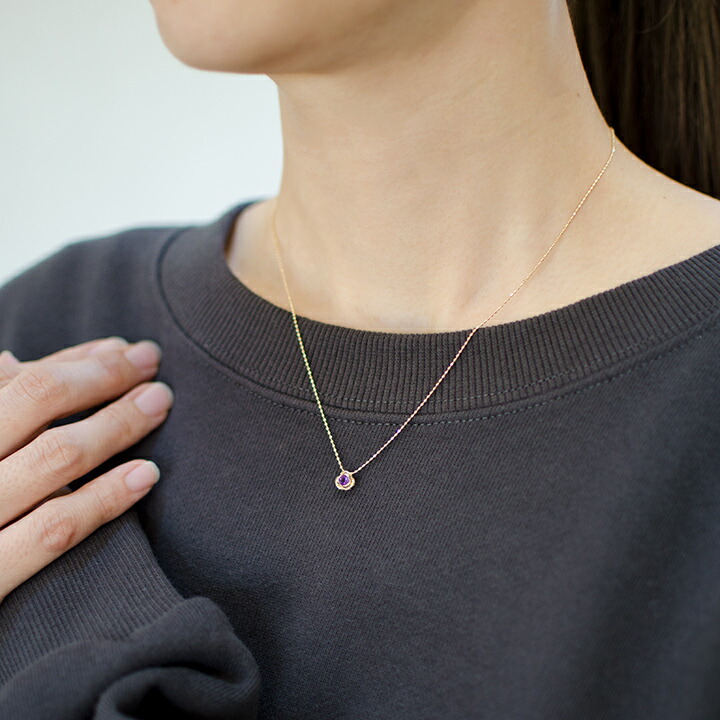 umu -アム- FINE JEWELRY STUIDIOアメシスト ペンダントトップ 「romantica」pn0905_i3.jpg