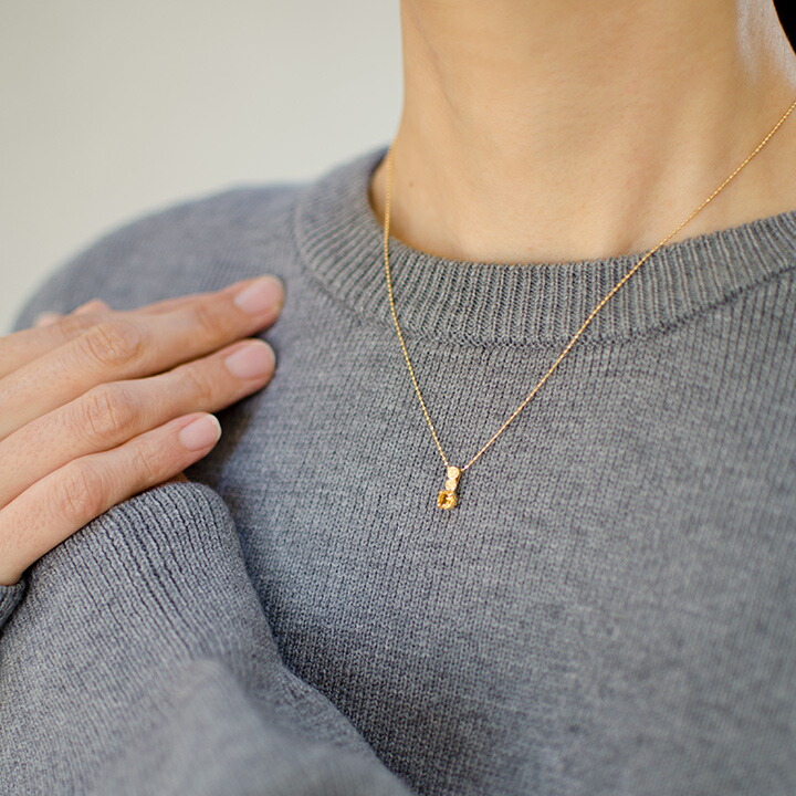 umu -アム- FINE JEWELRY STUIDIOシトリン バラモチーフ ペンダントトップ 「rosa」pn0908_i3.jpg