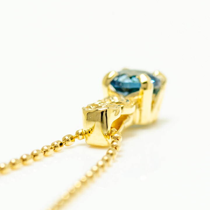 umu -アム- FINE JEWELRY STUIDIOロンドンブルートパーズ バラ ペンダントトップ 「rosa」pn0909_s.jpg