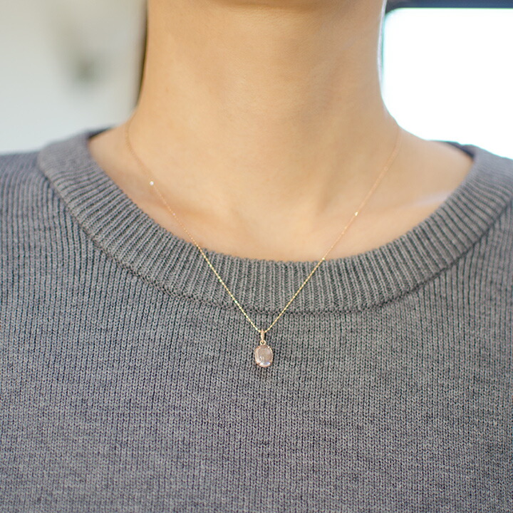 umu -アム- FINE JEWELRY STUIDIOローズクォーツ ペンダントトップ 「bagliore」pn0912_i2.jpg