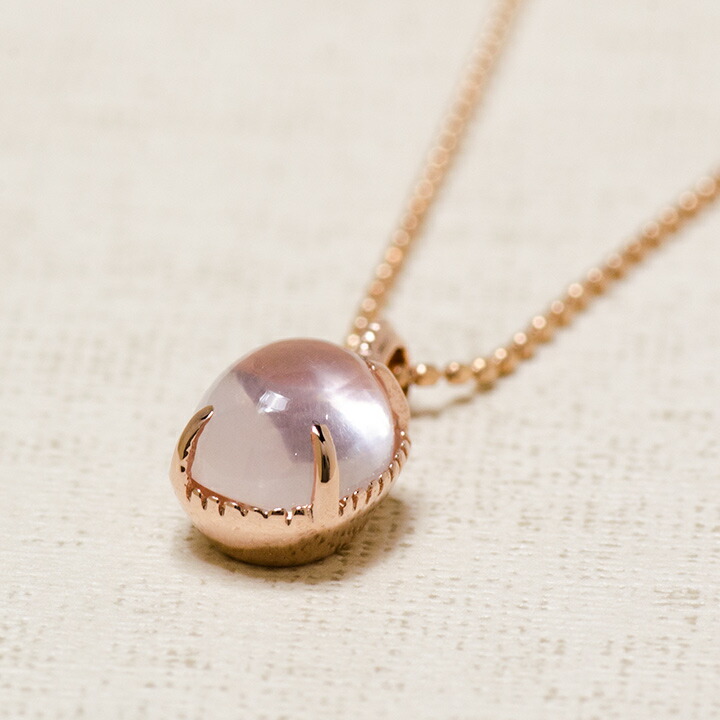 umu -アム- FINE JEWELRY STUIDIOローズクォーツ ペンダントトップ 「bagliore」pn0912_kanban2.jpg