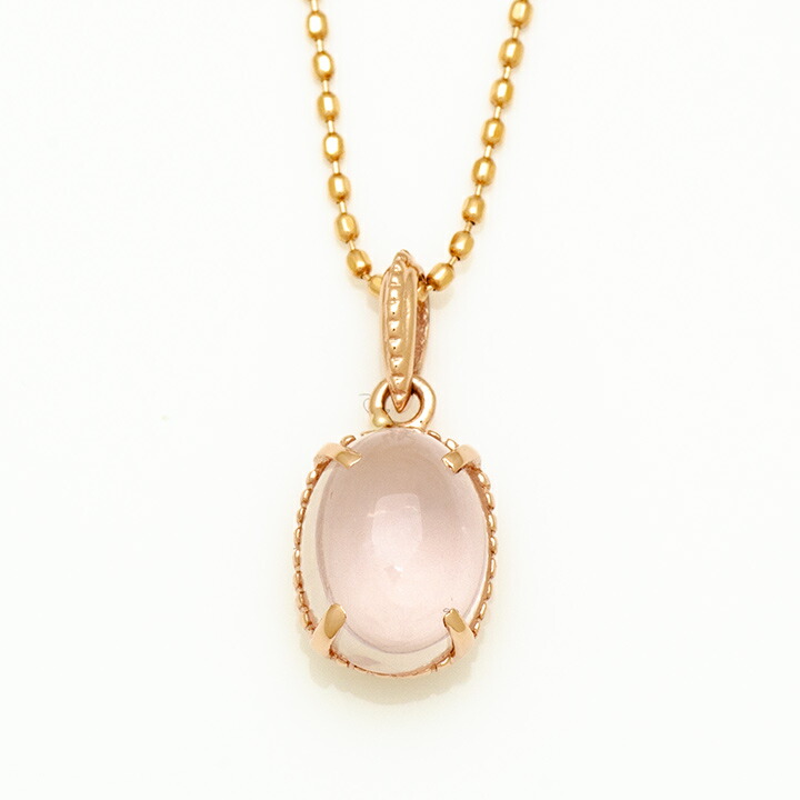 umu -アム- FINE JEWELRY STUIDIOローズクォーツ ペンダントトップ 「bagliore」pn0912_m.jpg