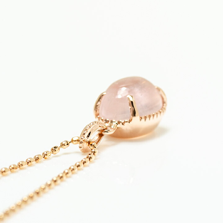 umu -アム- FINE JEWELRY STUIDIOローズクォーツ ペンダントトップ 「bagliore」pn0912_s.jpg