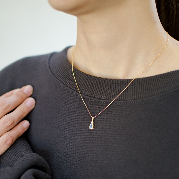 umu -アム- FINE JEWELRY STUIDIOブルームーンストーン ダイヤモンド ペンダントトップpn0918_i3.jpg