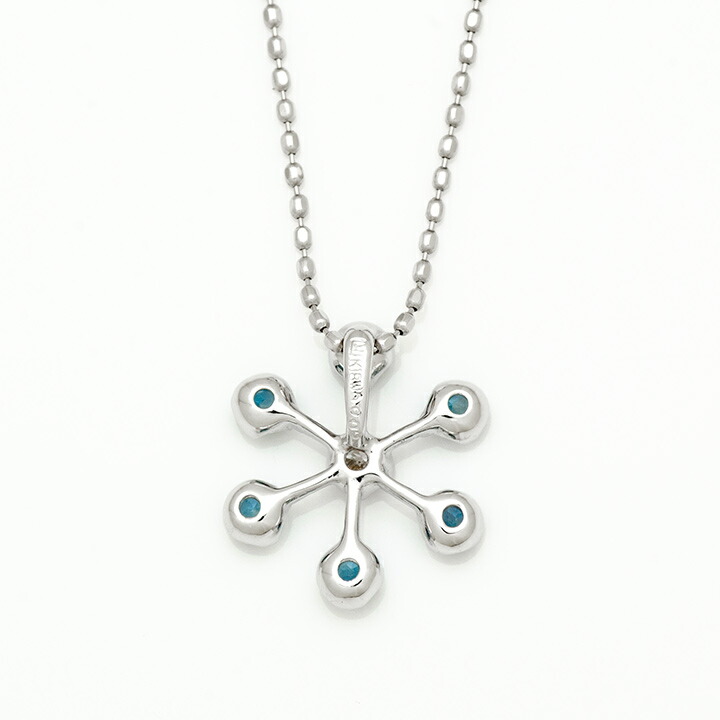 umu -アム- FINE JEWELRY STUIDIOロンドンブルートパーズ ダイヤ ペンダントトップ 「neve」pn0921_u.jpg