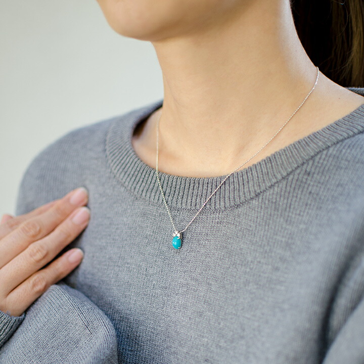 umu -アム- FINE JEWELRY STUIDIOターコイズ ダイヤモンド ペンダントトップpn0925_i3.jpg