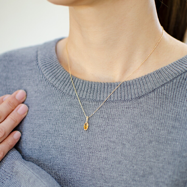 umu -アム- FINE JEWELRY STUIDIOシトリン ペンダントトップ 「beato」pn0927_i3.jpg