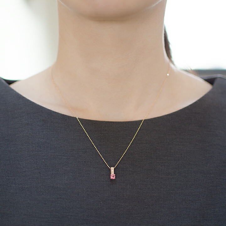 umu -アム- FINE JEWELRY STUIDIOピンクトルマリン ダイヤ ペンダントトップ 「fiorito」pn0931_i2.jpg