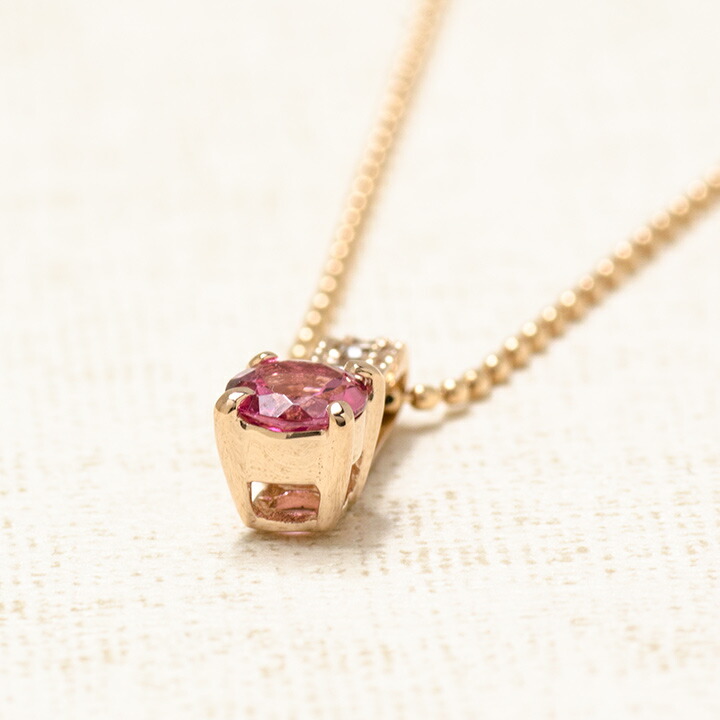 umu -アム- FINE JEWELRY STUIDIOピンクトルマリン ダイヤ ペンダントトップ 「fiorito」pn0931_kanban2.jpg