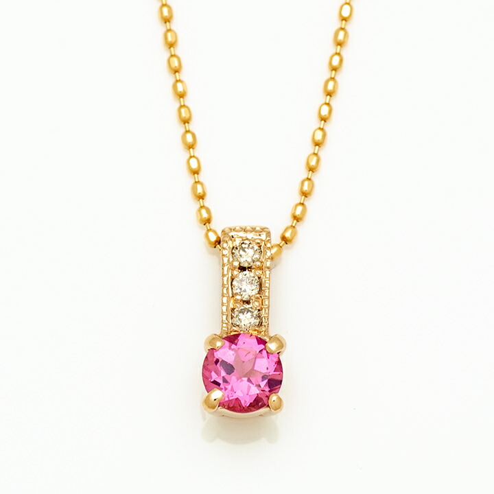 umu -アム- FINE JEWELRY STUIDIOピンクトルマリン ダイヤ ペンダントトップ 「fiorito」pn0931_m.jpg