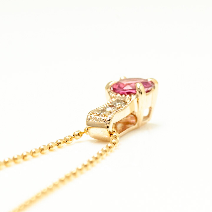 umu -アム- FINE JEWELRY STUIDIOピンクトルマリン ダイヤ ペンダントトップ 「fiorito」pn0931_s.jpg