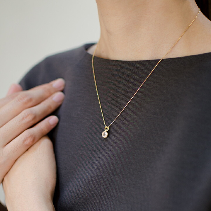 umu -アム- FINE JEWELRY STUIDIOローズクォーツ ペリドット ペンダントトップ 「burrona」pn0932_i3.jpg