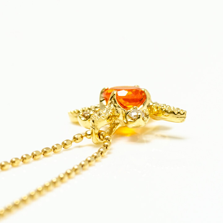 umu -アム- FINE JEWELRY STUIDIOファイアオパール ダイヤ ペンダントトップ 「solare」pn0933_s.jpg