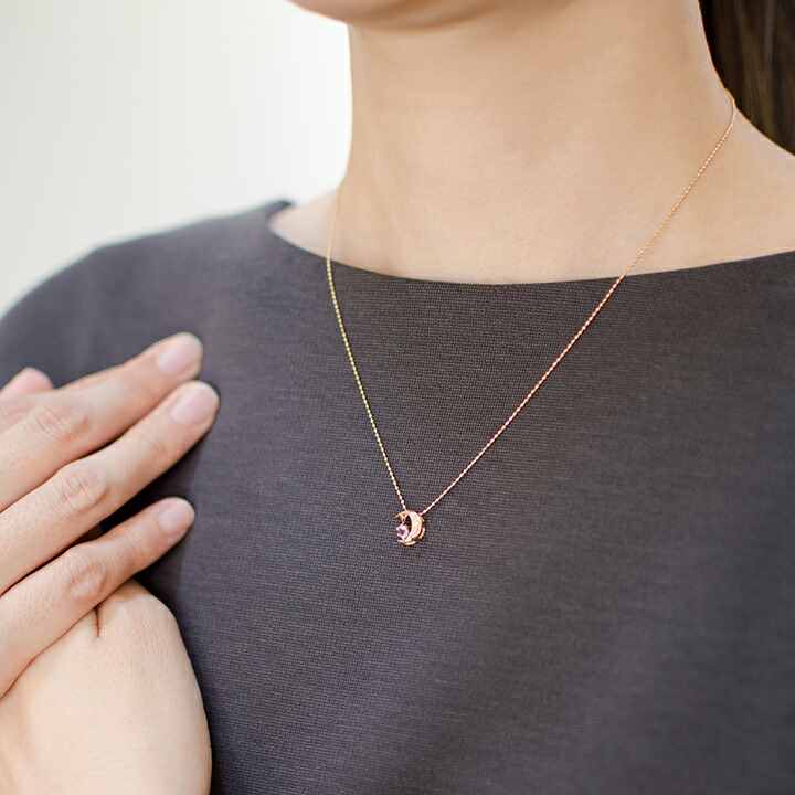 umu -アム- FINE JEWELRY STUIDIOピンクトルマリン ダイヤモンド ペンダントトップpn0934_i3.jpg