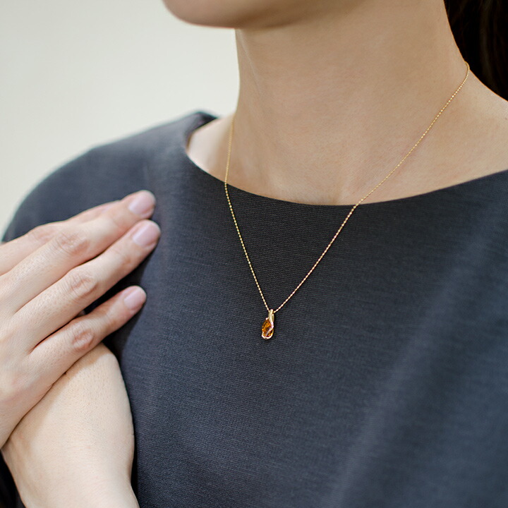 umu -アム- FINE JEWELRY STUIDIOシトリン ペンダントトップpn0935_i3.jpg