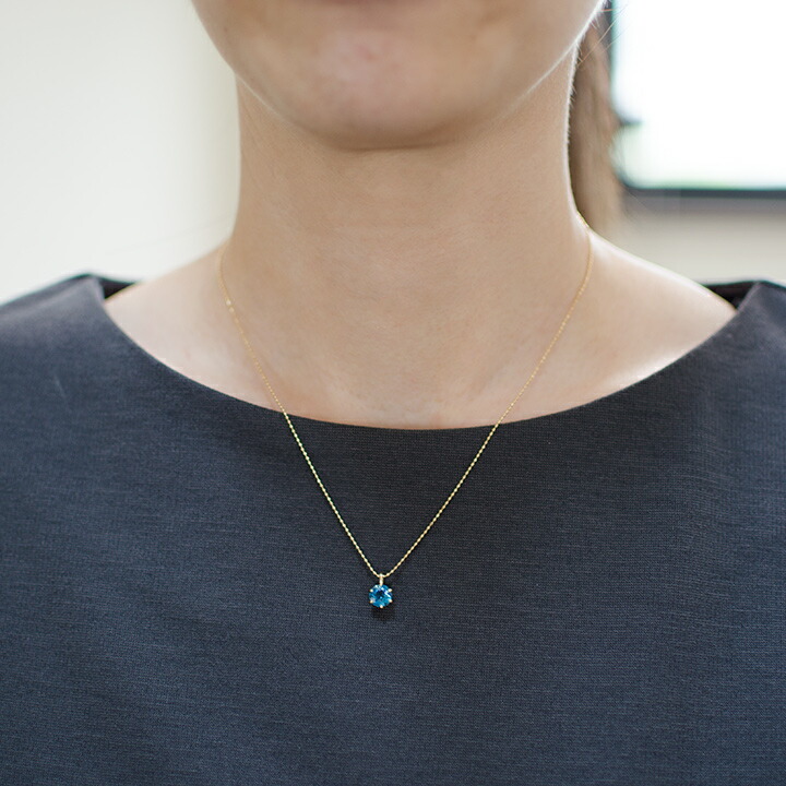 umu -アム- FINE JEWELRY STUIDIOロンドンブルートパーズ ペンダントトップ 「sempre」pn0936_i2.jpg