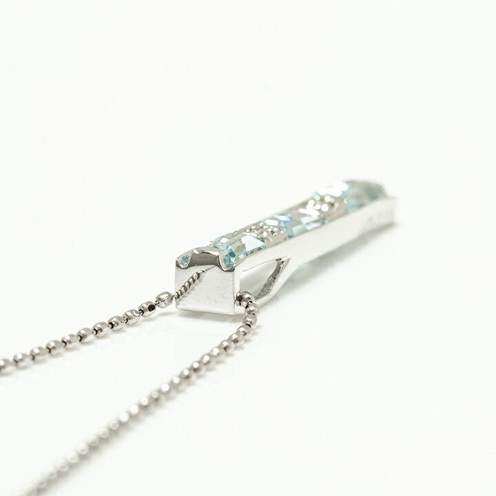 umu -アム- FINE JEWELRY STUIDIOアクアマリン ダイヤモンド ペンダントトップ 「lucente」pn0937_s.jpg