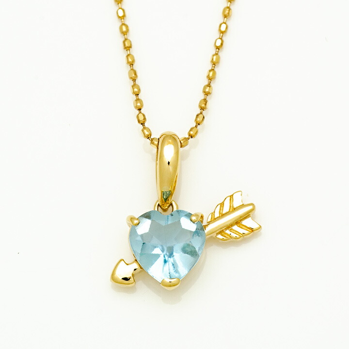 umu -アム- FINE JEWELRY STUIDIOブルートパーズ ハートアローモチーフ ペンダントトップpn0939_m.jpg