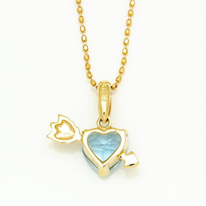 umu -アム- FINE JEWELRY STUIDIOブルートパーズ ハートアローモチーフ ペンダントトップpn0939_u.jpg