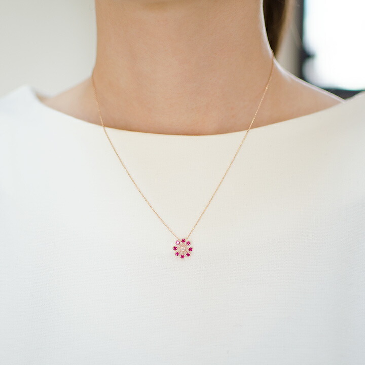 umu -アム- FINE JEWELRY STUIDIOルビー ダイヤモンド ペンダントトップ 「luce」pn0940_i2.jpg