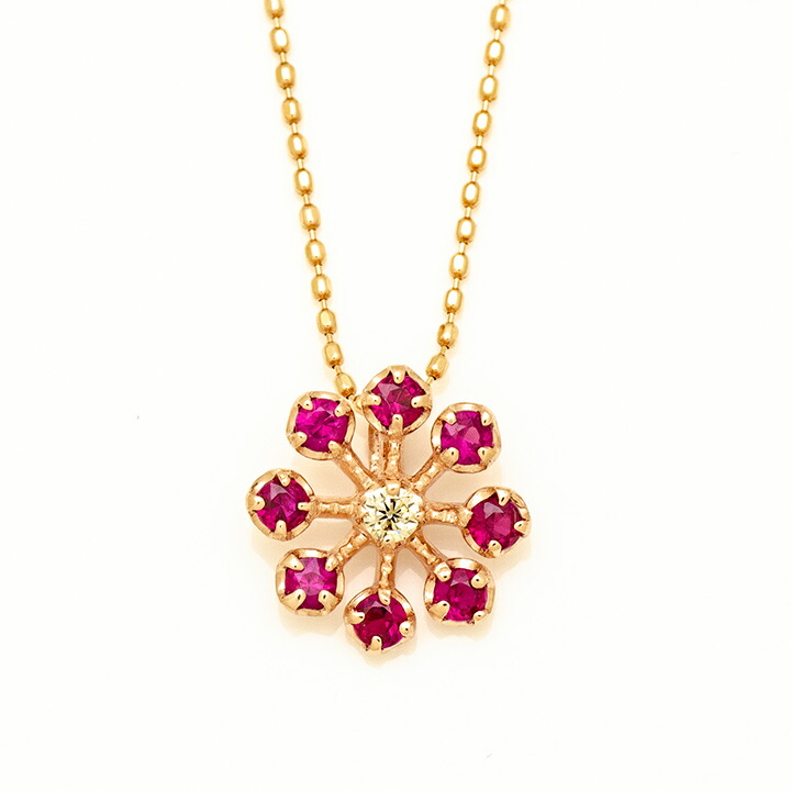 umu -アム- FINE JEWELRY STUIDIOルビー ダイヤモンド ペンダントトップ 「luce」pn0940_m.jpg