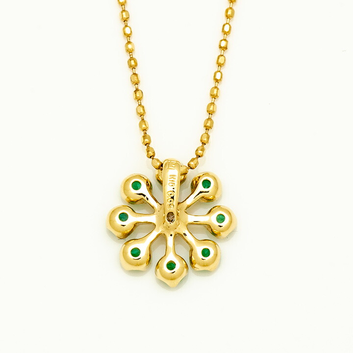 umu -アム- FINE JEWELRY STUIDIOエメラルド ダイヤモンド ペンダントトップ 「luce」pn0942_u.jpg