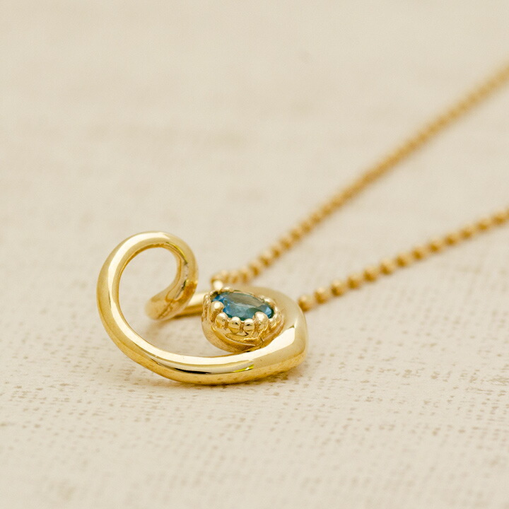 umu -アム- FINE JEWELRY STUIDIOブルートパーズ オープンハート ペンダントトップ 「molla」pn0952_kanban2.jpg